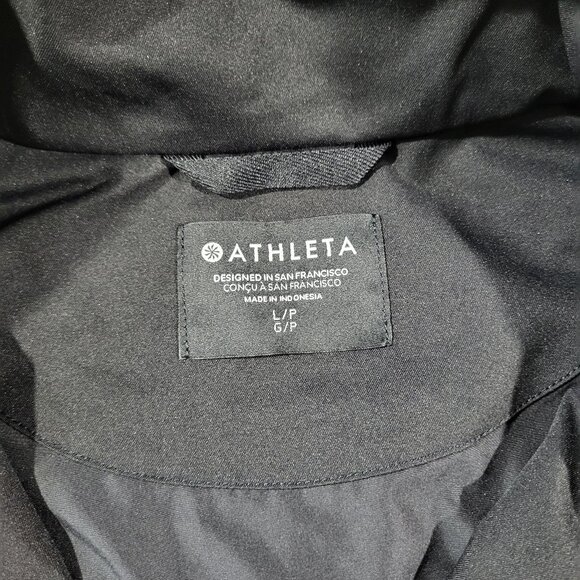 Athleta Rainout Sutro Long Trench | Black - NWT - Picture 7 of 16